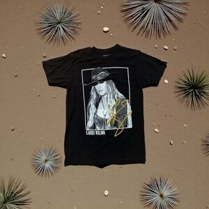 LANEY WILSON Black Graphic T-Shirt